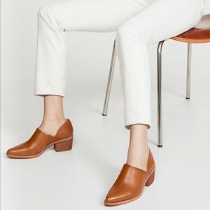 MADEWELL THE BRADY LOWCUT BOOTIES BROWN LEATHER